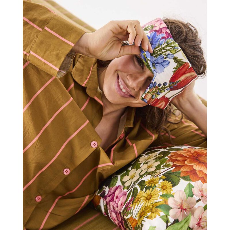 Kip&Co Cottage Garden Block Out Silk Eye Mask image number 2